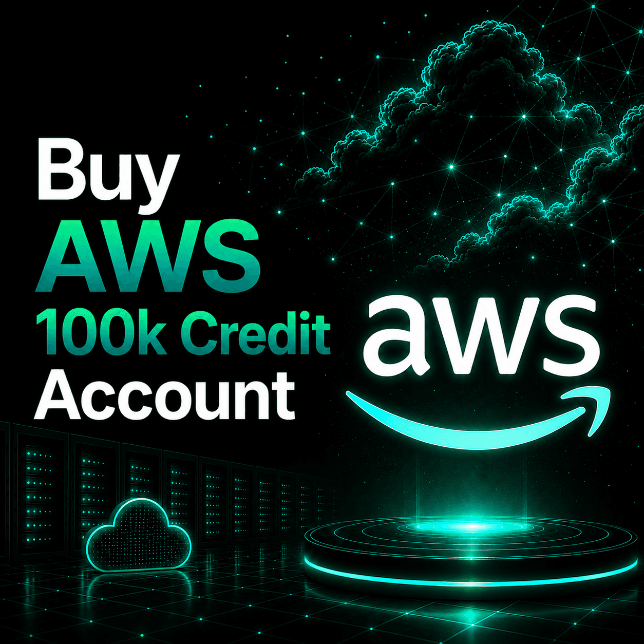 Buy AWS 100k Credit Account illustration