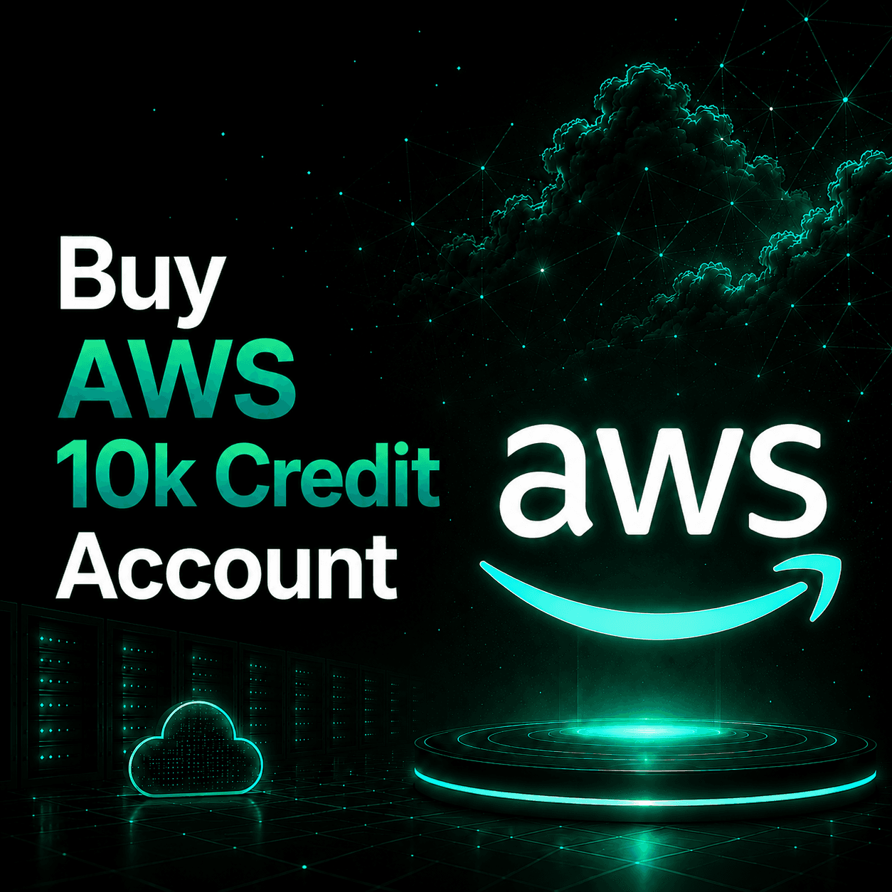 Buy AWS 10k Credit Account illustration