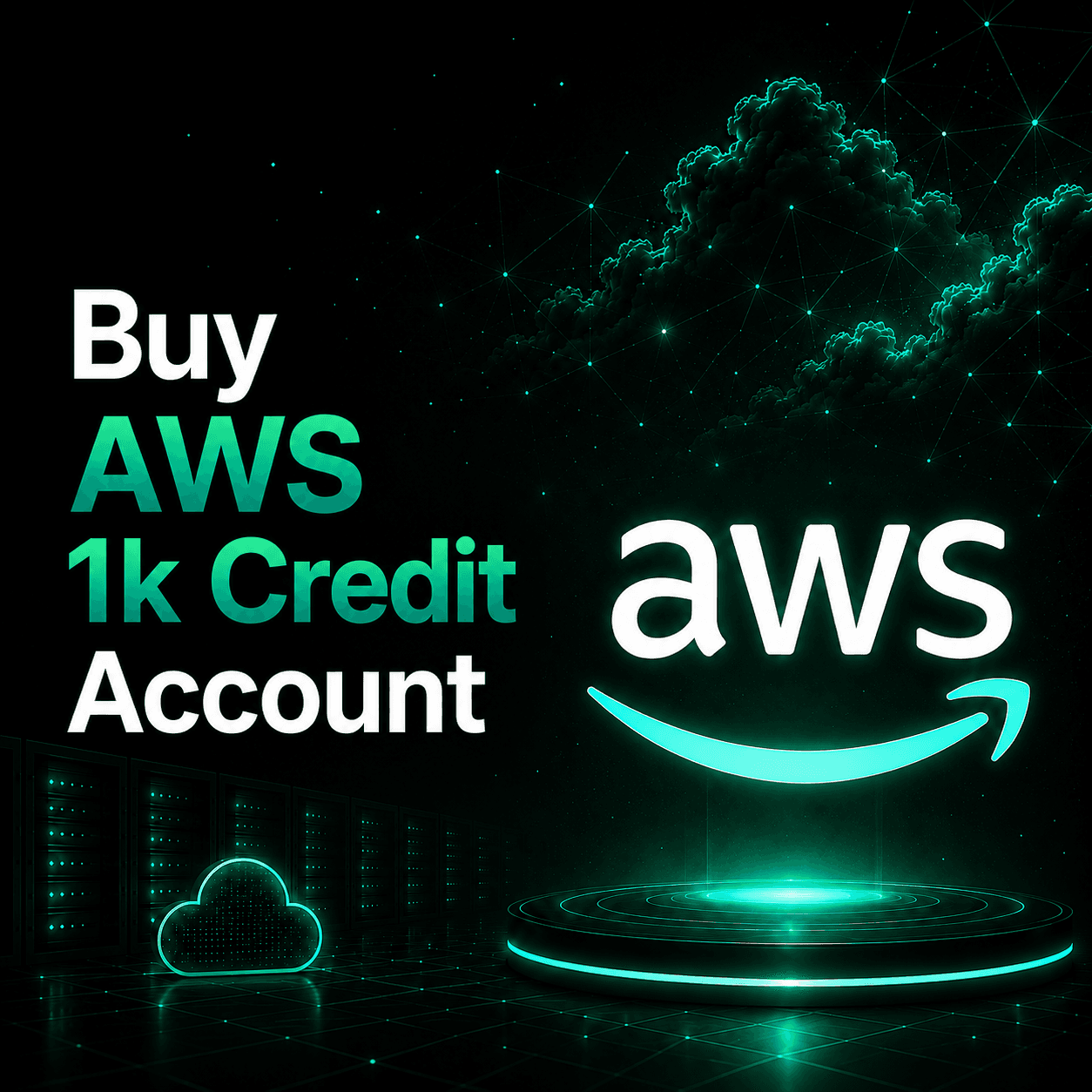 Buy AWS 1k Credit Account illustration