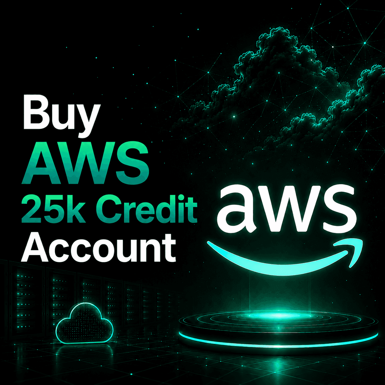 Buy AWS 25k Credit Account illustration