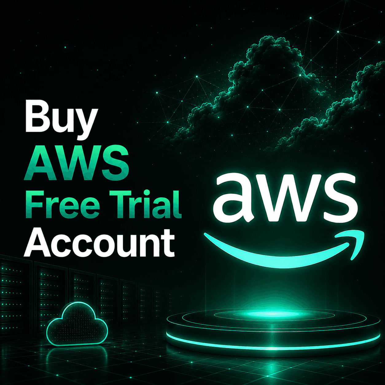 Buy AWS Free Trial Account illustration