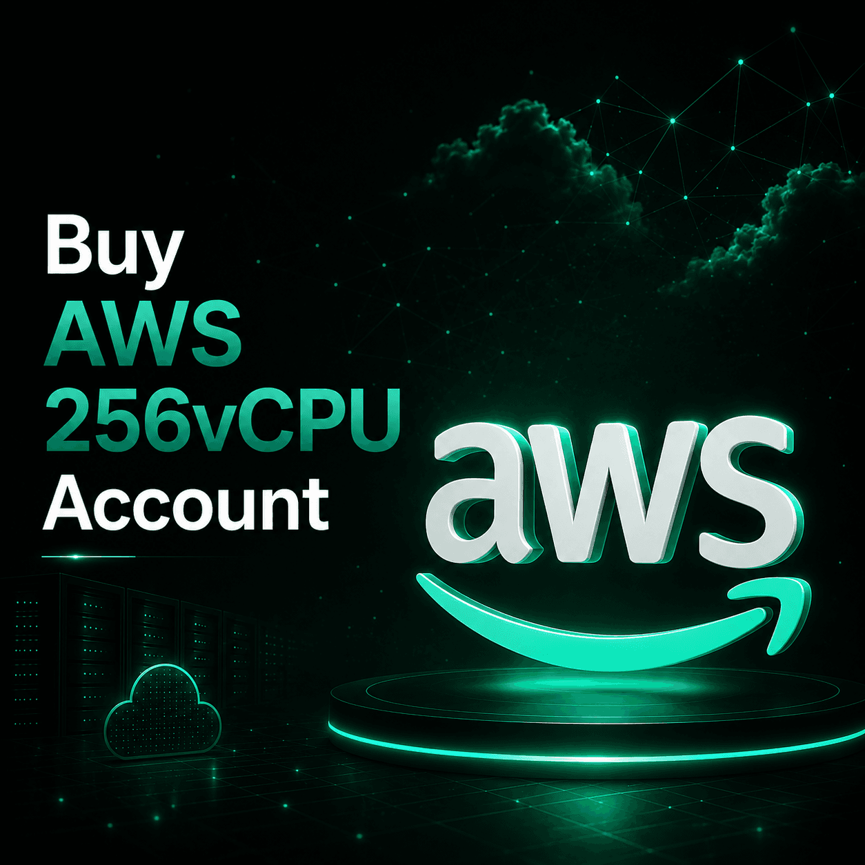 Buy AWS 256vCPU Account illustration